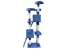 YES4PETS 170cm Cat Scratching Post Tree Post House Tower with Ladder Furniture Blue V278-CT170-BLUE