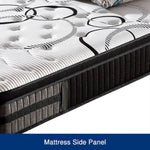 King Mattress in Gel Memory Foam Pocket Coil Medium Firm Bed 34cm Thick V43-MAT-GEL-K