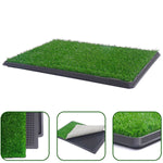 YES4PETS XL Indoor Dog Puppy Toilet Grass Training Mat Loo Pad Potty W 3 Grass V278-PET-POTTY-HH196-W-3GRASS