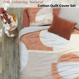 VTWonen Pale Colouring Natural Cotton Quilt Cover Set King V442-HIN-QUILTCS-PALECOLOURING-NATURAL-KI