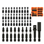 42Pc Impact Screwdriver Bit Set Magnetic Drill Holder Socket Drilling Adapter V465-94329-AU