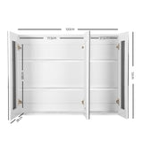 Cefito Bathroom Mirror Cabinet 1200x720mm White BV-MC-6006-WH-AB