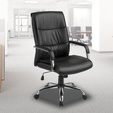 PU Leather Office Chair Executive Padded Black V63-774965