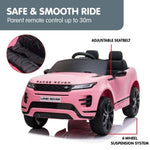 Land Rover Licensed Kids Electric Ride On Car Remote Control - Pink CAR-LRV-PK