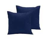 Pair of 280TC Polyester Cotton European Pillowcases Navy V442-ABR-PILLOWC-280TCPAIR-NAVY-EU