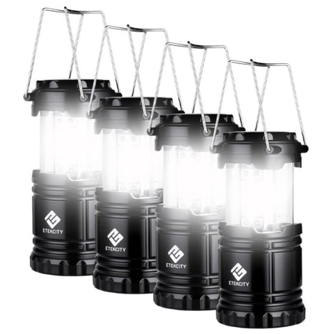 Etekcity Lantern Camping Lantern - 4 Pack - Black V398-EKCL10-4P