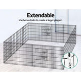 i.Pet 36" 8 Panel Dog Playpen Pet Fence Exercise Cage Enclosure Play Pen PET-DOGPLAYPEN-36