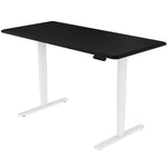 Fortia Sit To Stand Up Standing Desk, 150x70cm, 62-128cm Electric Height Adjustable, Dual Motor, V219-FURDTSFORKITW5BK