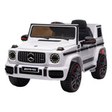 Mercedes Benz AMG G63 Licensed Kids Ride On Car Remote Control - White CAR-G63-WH