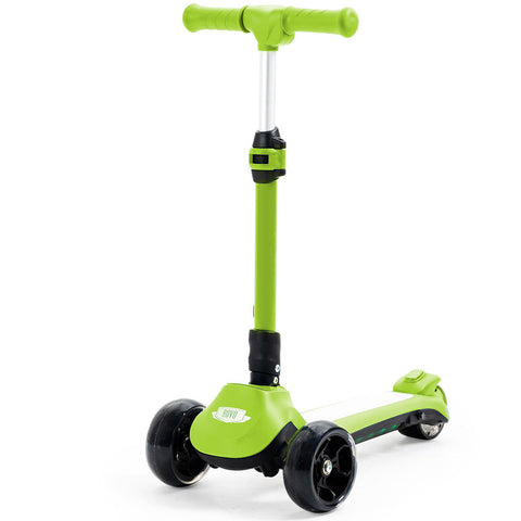 ROVO KIDS 3-Wheel Electric Scooter, Ages 3-8, Adjustable Height, Folding, Lithium Battery, Green V219-TRNESCRVM1GA