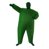 Go Green Inflatable Costume Fancy Dress Suit Fan Operated V63-768695