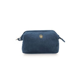 PIP Studio Velvet Quilted Dark Blue Small Cosmetic Purse V442-HIN-MISC-PURSEQUILTEDS-DARKBLUE-SH