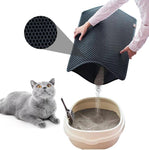 YES4PETS 2 X Double Layer Cat Litter Tray Trap Mat Catch Cat Litter House Box Pad Toilet Mat V278-2-X-68281-LITTER-TRAP-MAT