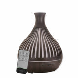 Essential Oil Aroma Diffuser - 400ml Remote Dark Wood Ultrasonic Mist Humidifier V238-SUPDZ-39712787497040