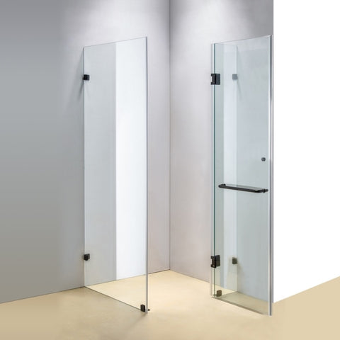 1000 x 700mm Frameless 10mm Glass Shower Screen By Della Francesca 830851