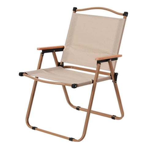 Gardeon Outdoor Camping Chairs Portable Folding Beach Chair Patio Furniture ALU-B-FOLD-CH-BG