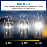 Etekcity Lantern Camping Lantern - 4 Pack - Black V398-EKCL10-4P