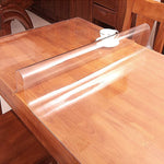 PVC Tablecloth Protector Table Cover Dining Table Cloth Plastic 2800x1170mm 2.0mm V63-838811