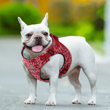 Floral Doggy Harness Red L V188-ZAP-TLH1912-13-RED-L