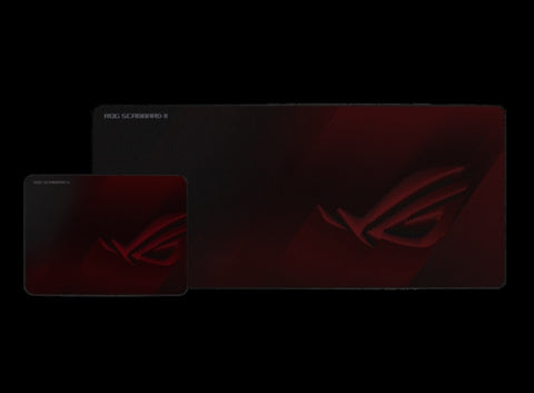 ASUS ROG SCABBARD II Gaming Mouse Pad, Medium 360x260mm + Extended 900x400mm Size, Water/Oil/Dust V177-L-MIA-ROGSCABBARD-II