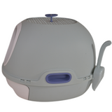 YES4PETS Hooded Cat Toilet Litter Box Tray House With Drawer and Scoop Blue V278-AT1002-LITTER-TRAY-BLUE