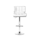 Artiss 4x Bar Stools Gas Lift Leather Padded White BA-TW-4059-WHX4