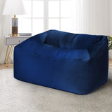 Marlow Bean Bag Chair Cover Soft Velevt Home Game Seat Lazy Sofa 145cm Length BEAN1007-BL