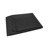 Waylon Damask Permanent Press Polyester Tablecloth 135 x 180cm Black V442-GNA-TABLEC-WAYLON180-BLACK-RE