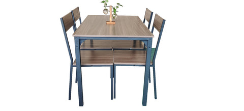 YES4HOMES 5 Piece Kitchen Dining Room Table and Chairs Set Furniture V278-DINING-TABLE-SET-9017-DB