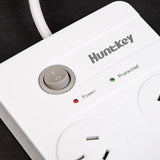 Huntkey Power Board with 6 sockets and 2 USB ports V28-PSUHUNSAC604PBW