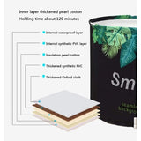 65x70cm Portable Foldable Bathtub PVC Water Tub Place Room Spa Bath Bucket Adult Folding V201-HLYT001-LEAF