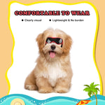 Dog Helmet Goggles, Small and Medium, Red V178-37825