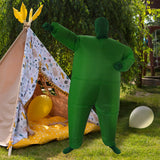 Go Green Inflatable Costume Fancy Dress Suit Fan Operated V63-768695