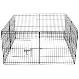 YES4PETS 24' Dog Rabbit Playpen Exercise Puppy Enclosure Fence With Cover V278-PL24WCOVER