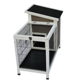 YES4PETS Rabbit Hutch Cat House Cage Guinea Pig Ferret Cage V278-PET-W-LEG-CC914