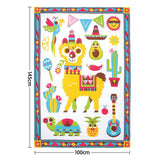 Yookidoo Fiesta Kids Baby Activity Playmat to Bag with Musical Rattle 40167