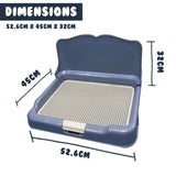 Dog Pet Potty Tray Training Toilet Detachable Wall T2 BLUE V274-PET-POTT2-BU
