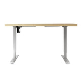 Artiss Standing Desk Motorised Sit Stand Desks White Oak 140CM HASD-114G-WHDF-NTDB-140