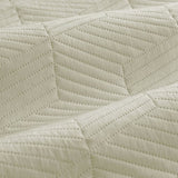 Ardor Maxwell Tan Embossed Vintage Washed Quilt Cover Set Queen V442-INT-QUILTCS-MAXWELL-TAN-QS