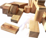 NATURAL WOOD BLOCKS 34 PCS V59-455