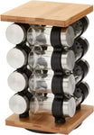 Spice Rack Organizer with 12 Pieces Jars for Kitchen V178-84362