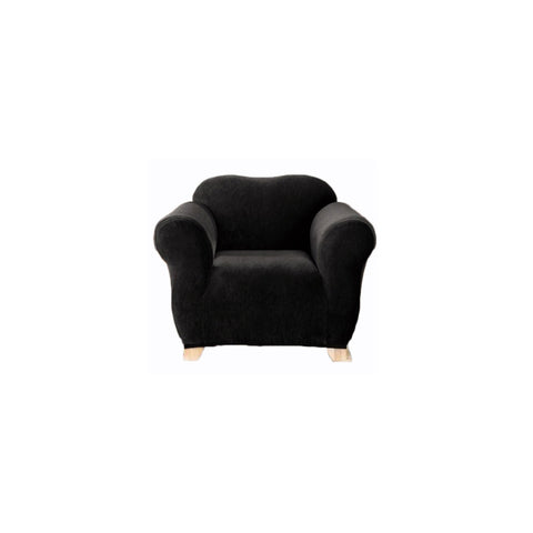 SureFit Pearson One Seater Couch Cover Ebony V442-INT-SUREFIT-PEARSON-EBONY-1S
