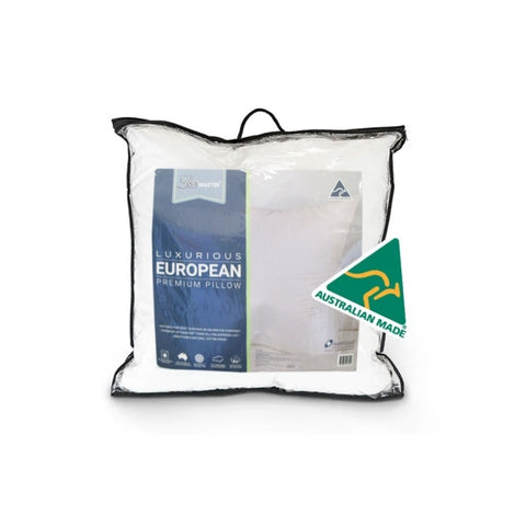 LoftMaster Luxurious Cotton Cover Premium European Pillow 65 x 65 cm V442-ERT-PILLOW-LOFTMASTER-WHITE-EU