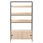 Artiss Bookshelf with Cabinet MIRA Oak FUR-T-DSHELF-01-WD-AB