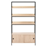 Artiss Bookshelf with Cabinet MIRA Oak FUR-T-DSHELF-01-WD-AB