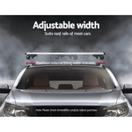 Universal Car Roof Racks Pod Aluminium Cross Bars Adjustable 108cm Silver CAR-RFBAR-7886-120-SI