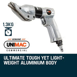 UNIMAC Pneumatic Metal Shears - Air Tin Snips Steel Aluminium Sheet Cutters V219-AIRSHEUMCAH12