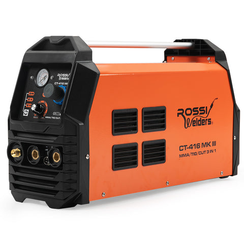 ROSSI Portable Inverter Welder Plasma Cutter, 3in1 Multi-function Cut/MMA/TIG Welding Machine, 15A V219-TOLWDRROB416