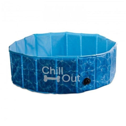 S Dog Swimming Pool - Chill Out Plastic Pet Puppy Bath Splash Fun All For Paws V238-SUPDZ-31701902360656