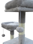 YES4PETS Large Cat Scratching Post Tree Scratcher Pole-Little Grey V278-CAT-TREE-YT02-LITTLE-GREY